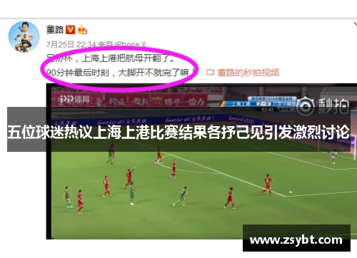 五位球迷热议上海上港比赛结果各抒己见引发激烈讨论 五位球迷热议上海上港比赛结果各抒己见引发激烈讨论