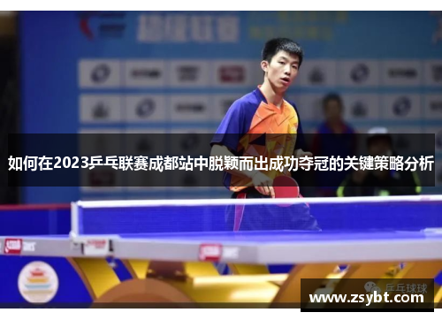 如何在2023乒乓联赛成都站中脱颖而出成功夺冠的关键策略分析